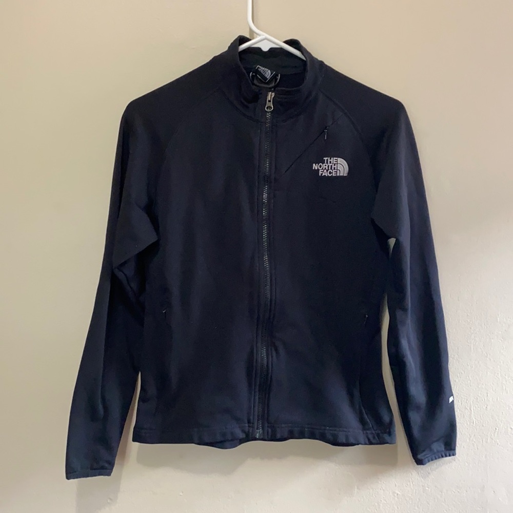 Small Black The North Face Zip Up Sweatshirt